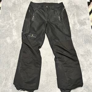 Patagonia Snow Pants Mens 36 Black Snowmass Cargo Ski Snowboarding Black **